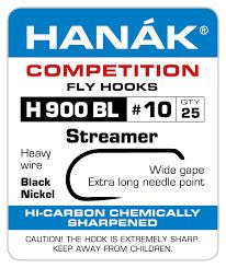 Крючки Hanak 900 streamer-long nymph barbless hook - 6