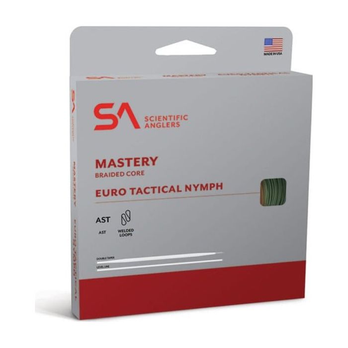 Плетёный шнур Scientific Anglers Mastery Euro Tactical Nymph Braided Core - Level