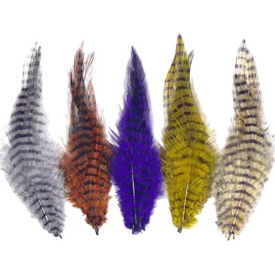 Материал для вязания мушек J. Stockard Fly Fishing Barred Saddle Hackle