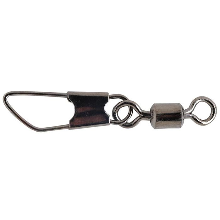 Вертлюги и застёжки P-Line Black Rolling Swivels with Safety Snap