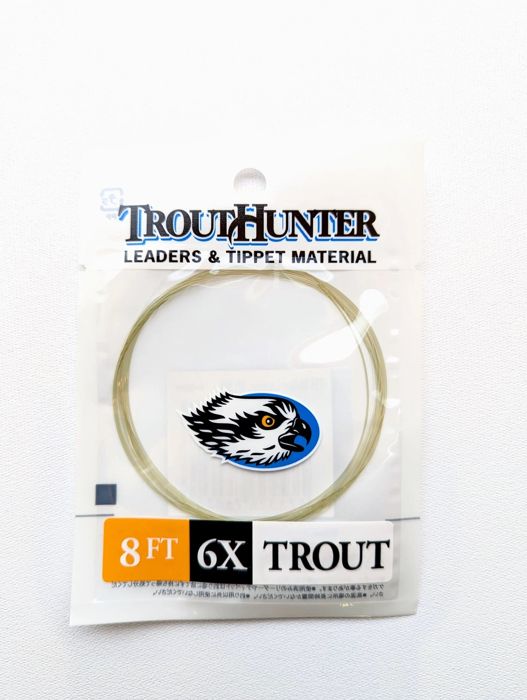 Поводковый материал TroutHunter Tapered Nylon Leader - 8' 6X