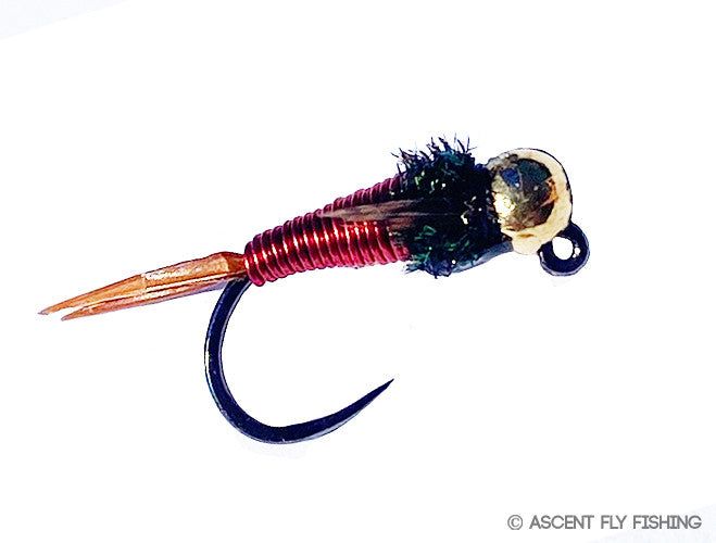 Зимняя приманка Ascent Fly Fishing Tungsten Jigged Copper John