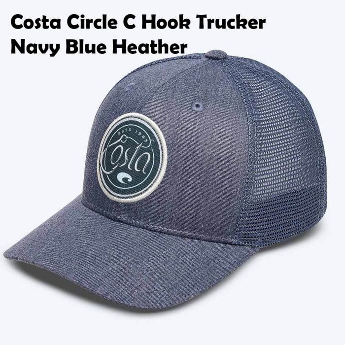 Головной убор Costa Circle C Hook Navy Blue Heather Trucker Hat