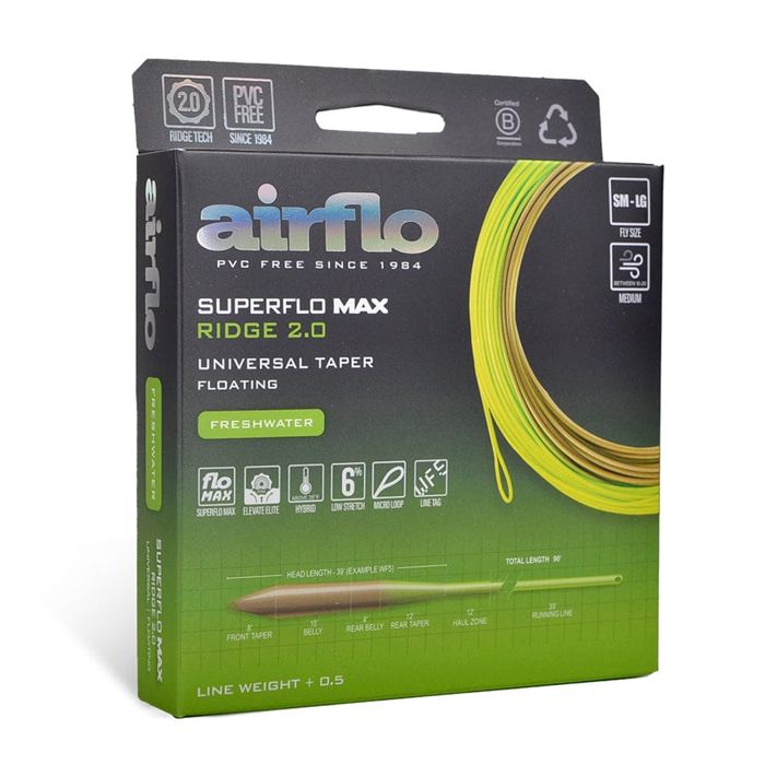 Нахлыстовый шнур Airflo Superflo Max Ridge 2.0 Universal Taper Fly Line