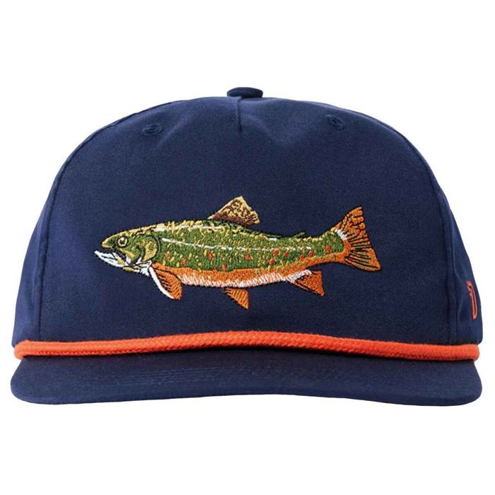 Головной убор Duck Camp Men's Brook Trout Adjustable Hat - Vintage Navy - One Size Fits Mo