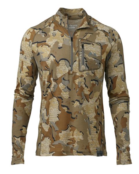 Термобельё KUIU ULTRA Merino 145 Zip-T Hunting Shirt | Valo
