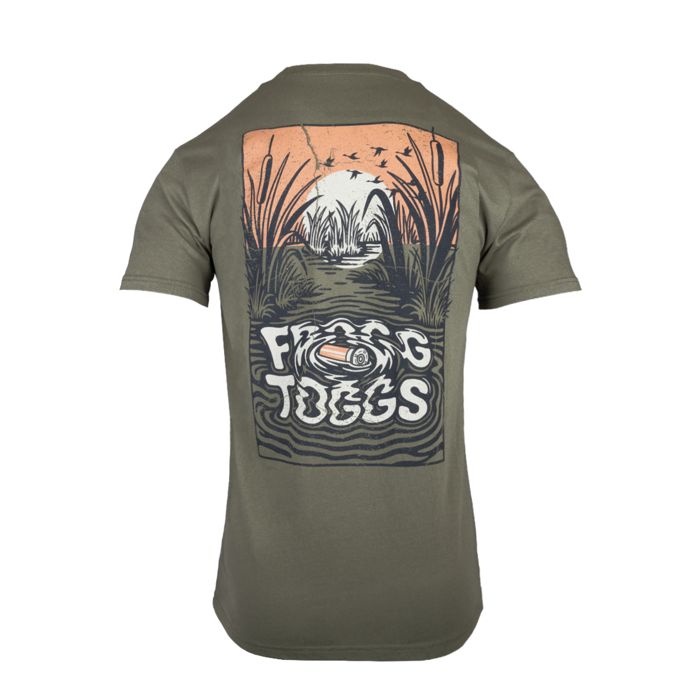 Рыболовная рубашка Frogg Toggs Shell SS T-Shirt | Faded Olive