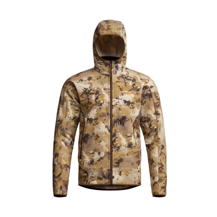 Непромокаемая одежда POS - Sitka Gear Sitka Alpha Fleece Hooded Jacket - Optifade Marsh