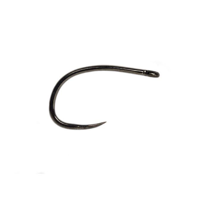 Крючки J. Stockard Fly Fishing FM5120 Grub Scud Boss Barbless Black Nickel Hook