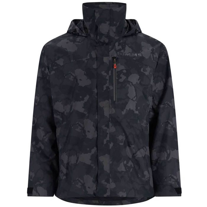 Охотничий камуфляж Simms Men's Challenger Waterproof Fishing Jacket - Regiment Camo Carbon