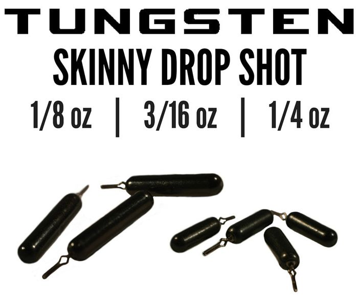 Грузила Kenders Outdoors TUNGSTEN SKINNY DROP SHOT WEIGHTS