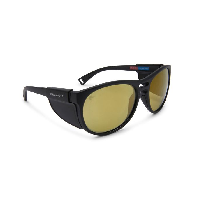Поляризационные очки Navigator - Polarized Mineral Glass - Matte Black/Gold / OS