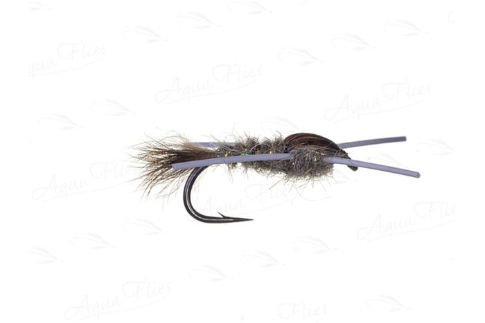 Мушки Aquaflies TDF Rubberleg Hare's Ear Fly