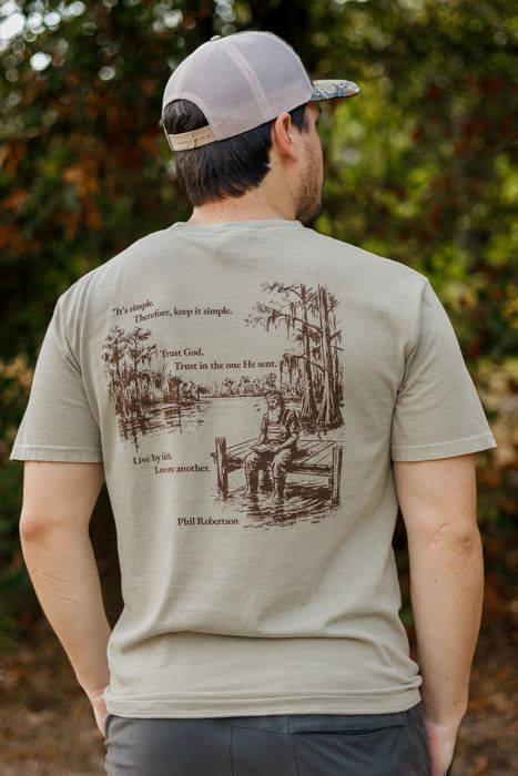 Рыболовная рубашка Duck Commander Phil Sketch Tee