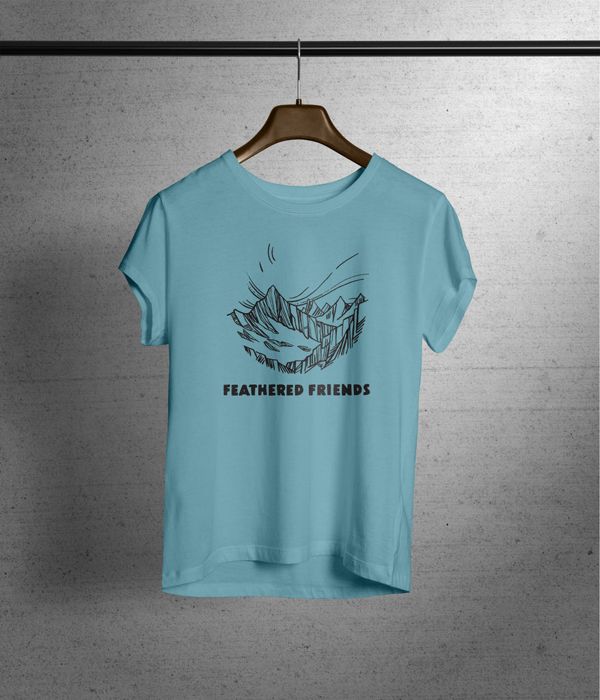Рыболовная рубашка FF Logo Accessories Feathered Friends Women's Mountain T Shirt