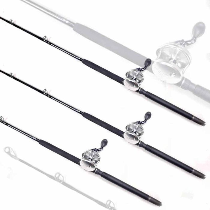 Комплект удилище + катушка Set of 3 Shimano Talica BFC Reels And Capt. Harry's CHSAIL Rod