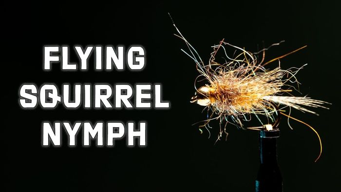 Набор для вязания мушек Trident Flying Squirrel Nymph Fly Tying Video Material Kit