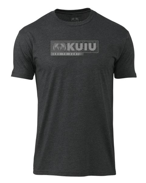 Рыболовная рубашка KUIU Here to Hunt Gritstone T-Shirt | Charcoal