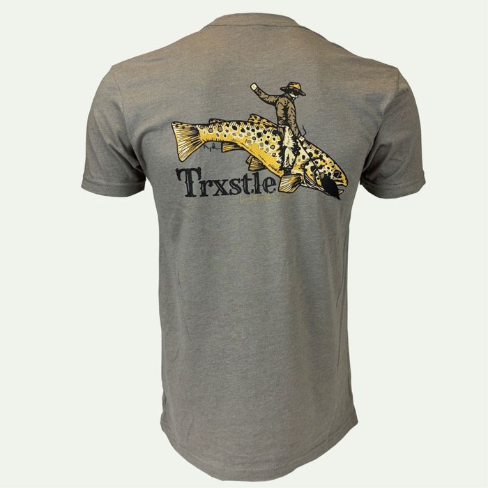 Рыболовная рубашка TRXSTLE Bucking Brown Back-Print Tee