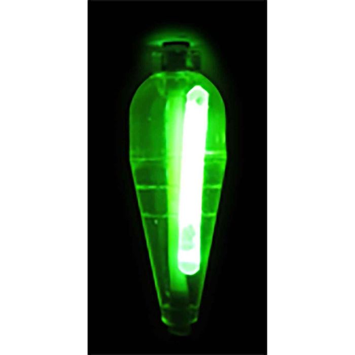 Поплавки Double x Tackle Lighted A-Just-A-Bubble Bobber - Clear, 1/4oz, 2-7/8in x 7/8in