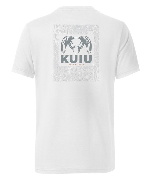 Рыболовная рубашка KUIU Youth Topo Back Logo T-Shirt | White