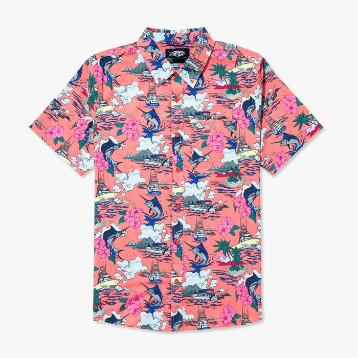 Рыболовная рубашка SALE Boatbar SS Button Down Shirt | Conch