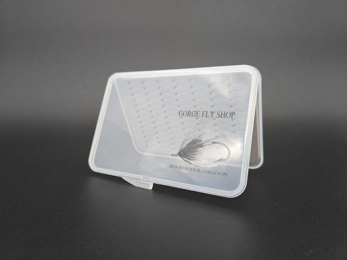 Коробка для мушек Gorge Fly Shop GFS Logo Fly Box - Medium Slim Box Short w/ Teardrop Foam