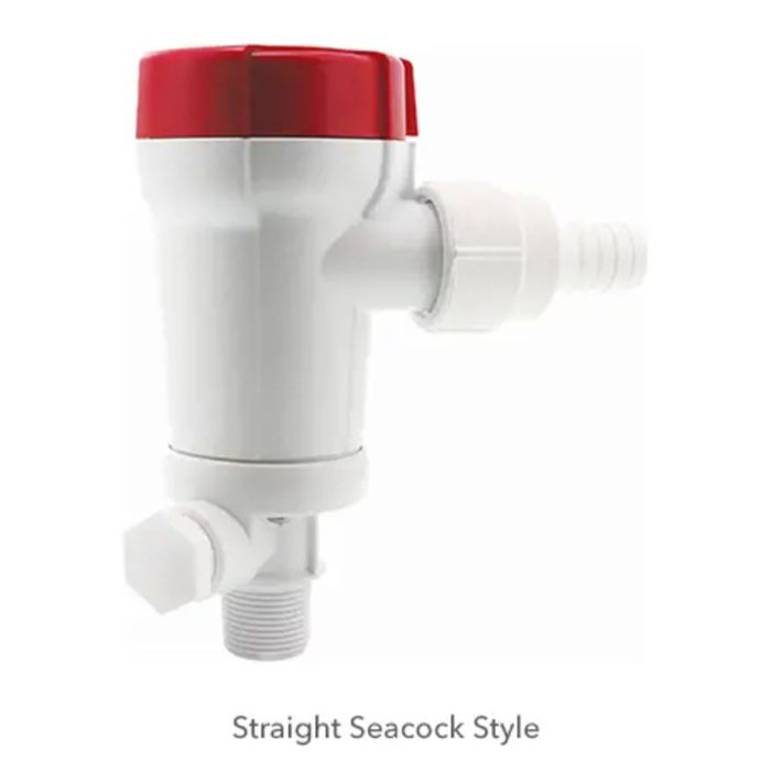 Помпа для садка Rule 601FC Livewell Pump, 500 GPH, Straight Seacock
