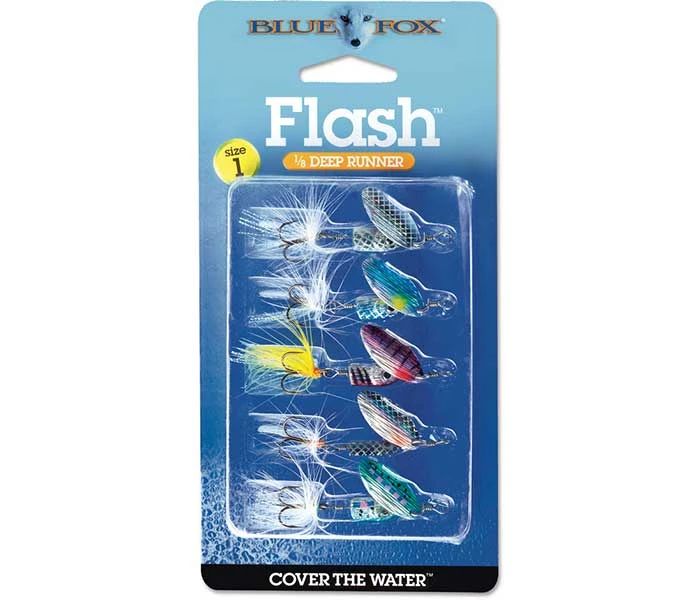 Вращающаяся блесна Blue Fox Flash Series Deep Runner Spinner Kit