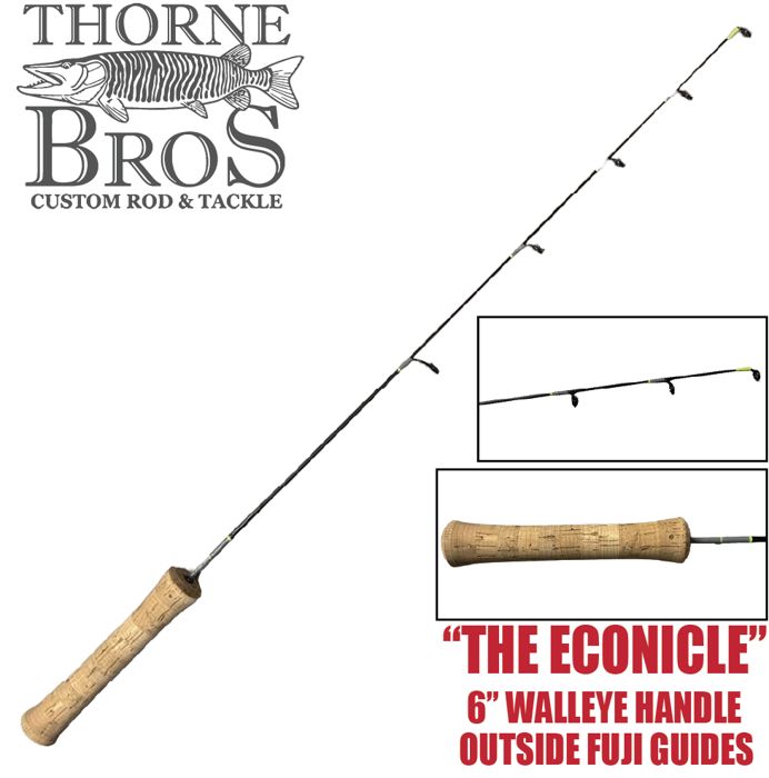 Зимняя удочка Thorne Bros Custom Ice Rod - Crappie Chronicles "The Econicle" - "The Econic
