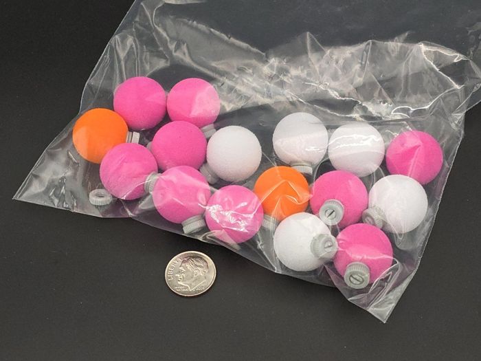 Поплавки Echo Air Lock Biodegradable Strike Indicators - 3/4" - Assorted 16 Pack