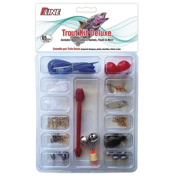 Рыболовный набор P-Line Deluxe Trout Hook Kit