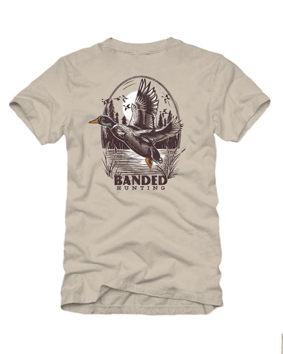 Рыболовная рубашка Banded Morning Duck Hunt Short Sleeve Tee
