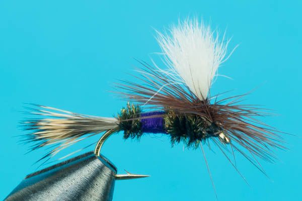 Мушки Big Y Fly Co. Royal Para Wulff Purple Dry Fly