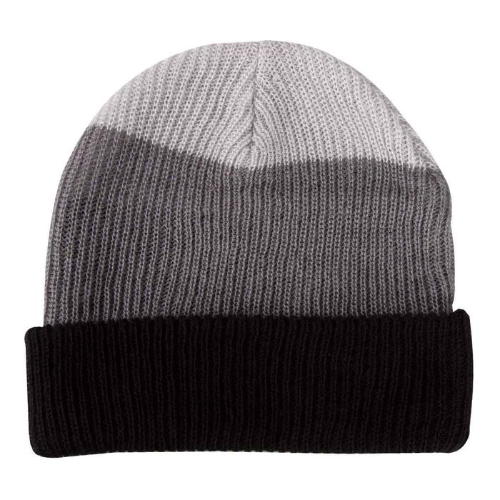 Головной убор Rustic Ridge Men's Monochromatic Beanie - Black/Gray - One Size Fits Most