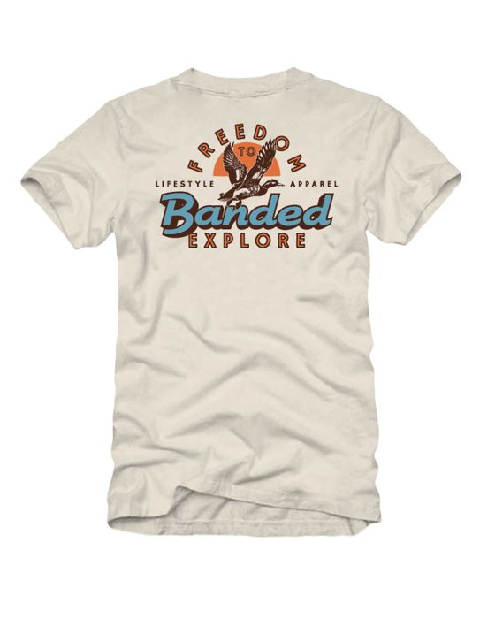 Рыболовная рубашка Banded Freedom To Explore Mallard T-Shirt