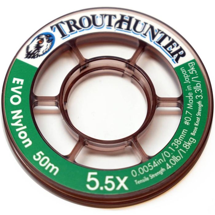 Монофильная леска Ascent Fly Fishing Trout Hunter Monofilament Tippet