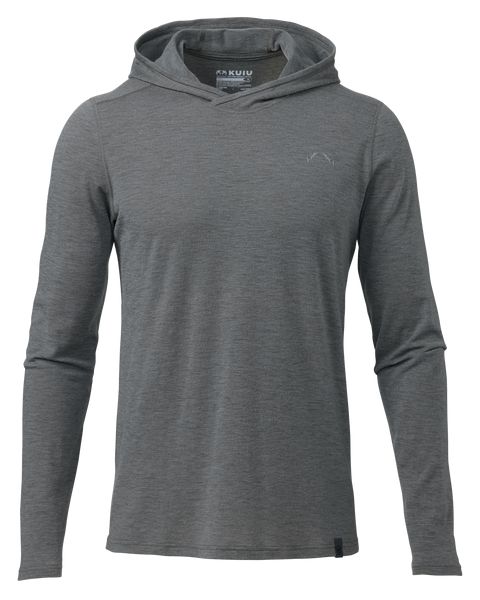 Рыболовная рубашка KUIU ULTRA Merino 120 LT LS Hoodie | Stone