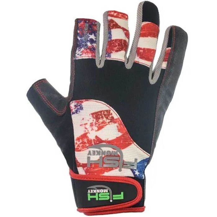 Перчатки Fish Monkey Men's Quick Release Wiring Gloves - Americana - M