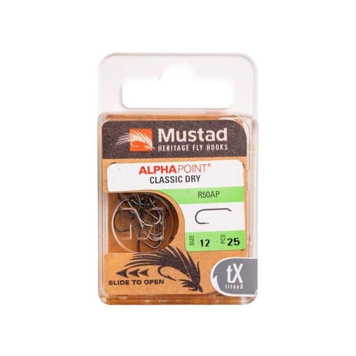 Крючки Hareline Mustad - Classic Dry Hook R50AP