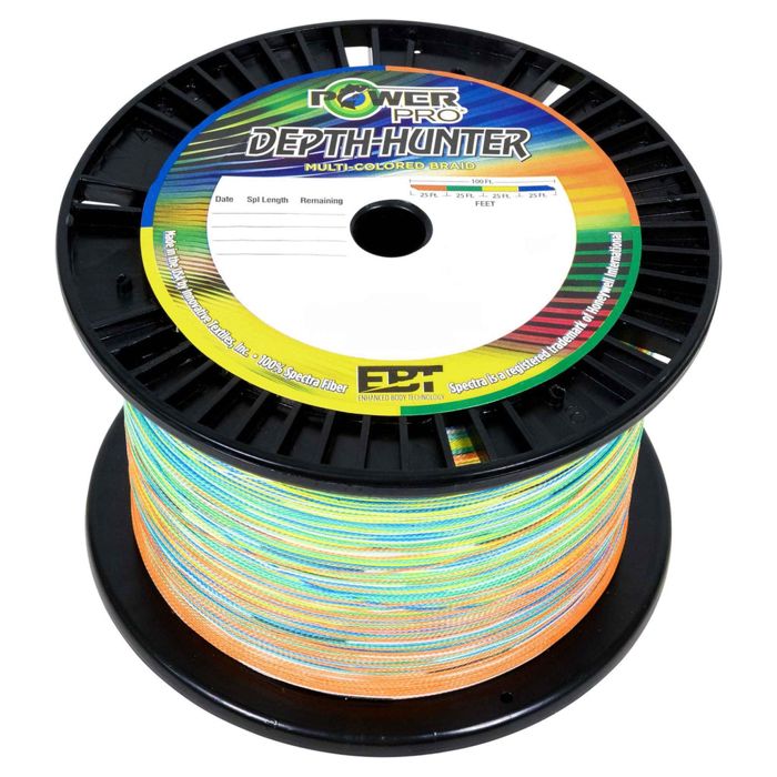 Плетёный шнур PowerPro Depth-Hunter Braided Fishing Line (1500 yd Spools)