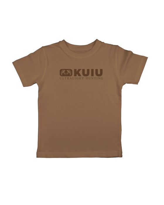 Рыболовная рубашка KUIU Toddler Block Logo T-Shirt | Chai