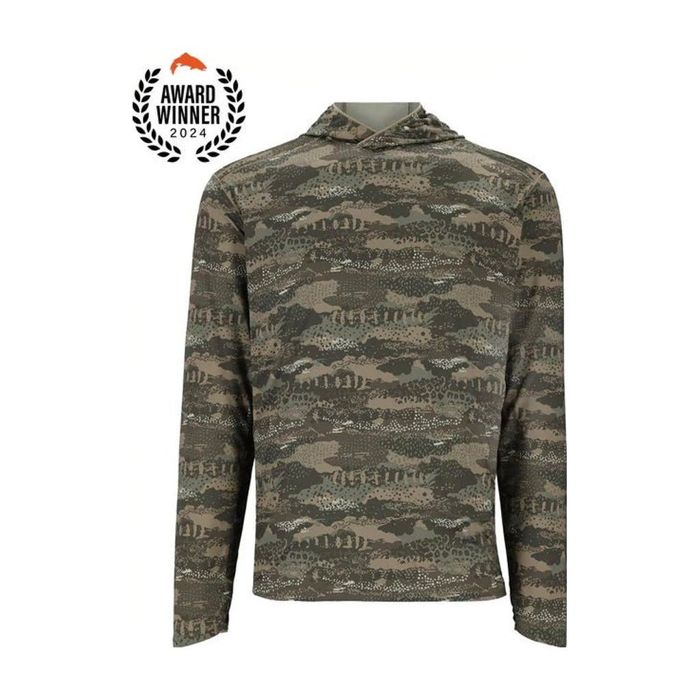 Рыболовная рубашка Simms M's Bugstopper SolarFlex Hoody - Shroud Loden