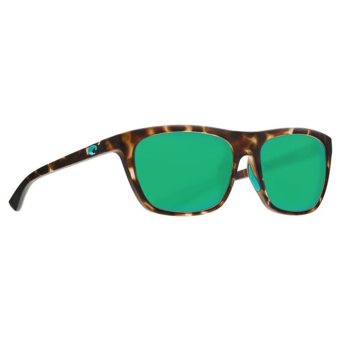 Поляризационные очки Costa Cheeca Sunglasses - Matte Shadow Tortoise - Green Mirror Polari