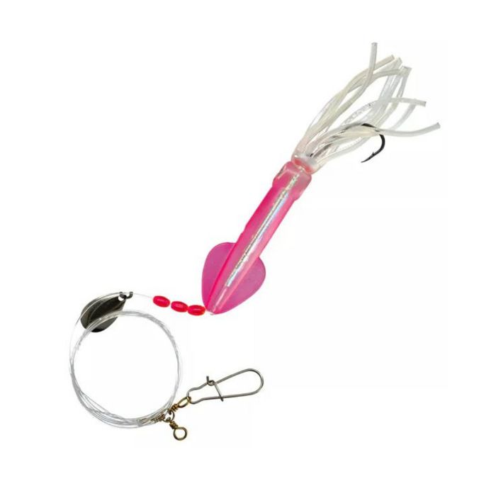 Готовая оснастка Tsunami Jumbo Fluke Spinner & Squid Rigs