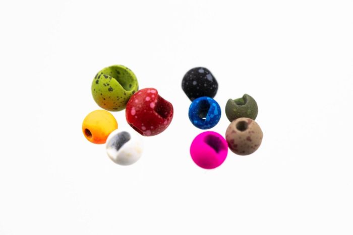 Грузила Hareline Mottled Tactical Slotted Tungsten Beads