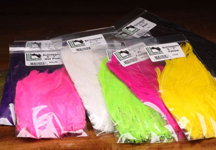 Материал для вязания мушек Hareline Dubbin Hareline Schlappen Feathers