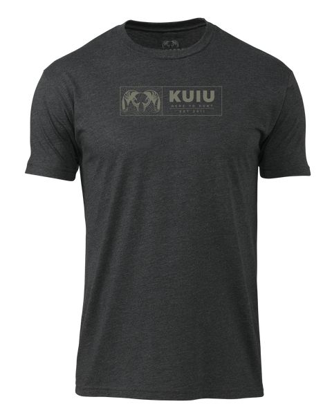 Рыболовная рубашка KUIU Topo Block T-Shirt | Charcoal