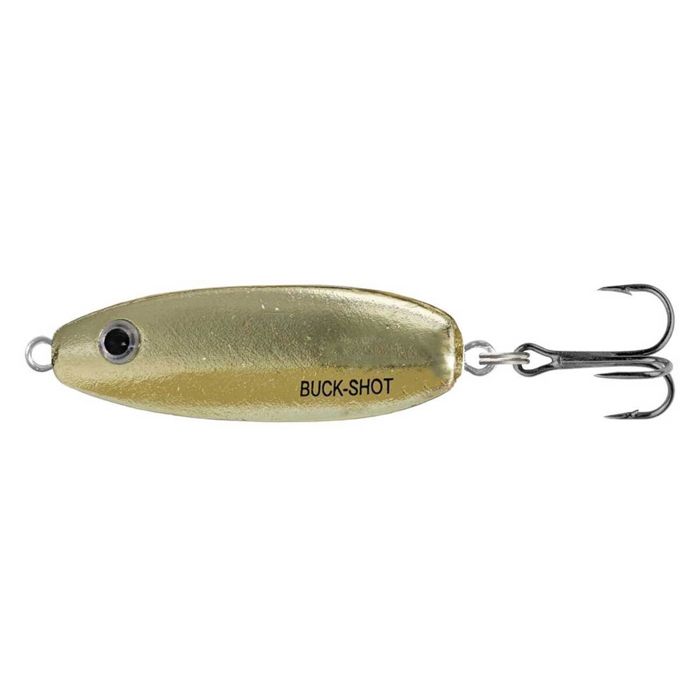 Зимняя приманка Northland Fishing Tackle Buck-Shot Rattle Spoon - Gold, 1/2oz, Size 4, 1ct