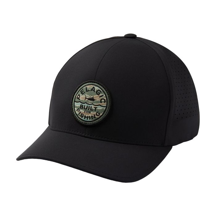 Головной убор Pelagic Flexfit Alpha Snapback Hat - Black / L/XL